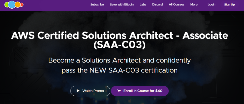 Learn Cantrill Course Solution Architect Associate